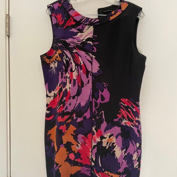 Elie Tahari Silk Sheath Dress Size 14 - Picture 1 of 3